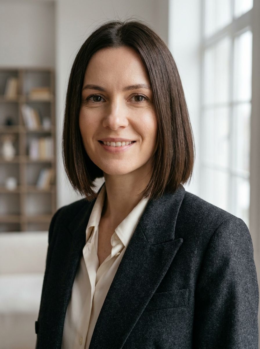 Sleek kinnlanger Bob - Kinnlange Frisuren für feines Haar